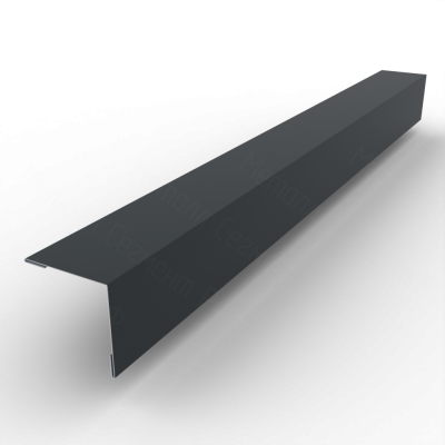Планка угла наружного 50x50 PE 0,45 RAL 7016 Антрацитово-серый