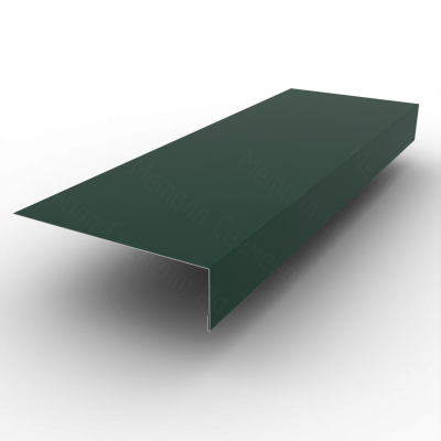 Планка околооконная 190х50 PE 0,45 RAL 6005 Зеленый мох