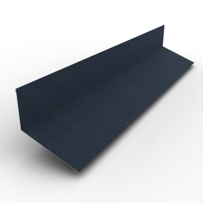 Планка примыкания 90х140 Drap TX 0.45 RAL 7024 Мокрый асфальт