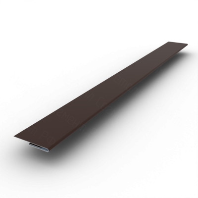 Планка финишная 25 PE 0,45 RAL 8017 Шоколад