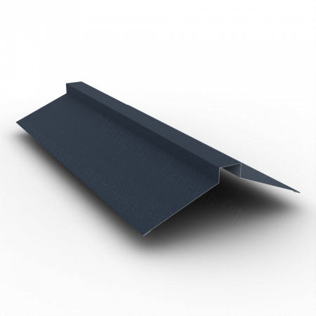 Планка конька плоского 175х50х175 Drap TX 0.45 RAL 7024 Мокрый асфальт