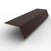 Планка карнизная 100х65 РЕ 0.45 RAL 8017	Шоколад