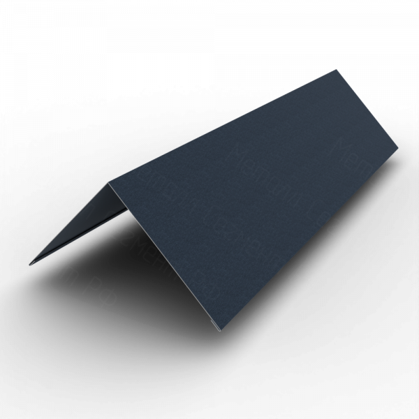 Планка конька 190х190 Drap TX 0.45 RAL 7024 Мокрый асфальт