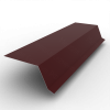 Планка капельник 100х55х15 РЕ 0.45 RAL 3005 Красное вино