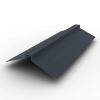 Планка конька плоского 175х50х175 Drap TX 0.45 RAL 7016 Антрацирово-серый