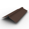 Планка конька плоского 175х50х175 Drap TX 0.45 RAL 8017 Шоколад