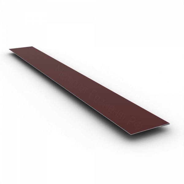 Планка завершающая простая 65 PE 0,45 RAL 3005 Красное вино