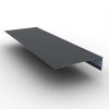 Планка околооконная 190х50 PE 0,45 RAL 7024 Мокрый асфальт