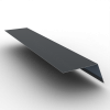 Планка карнизная 100х65 РЕ 0.45 RAL 7024	Мокрый асфальт