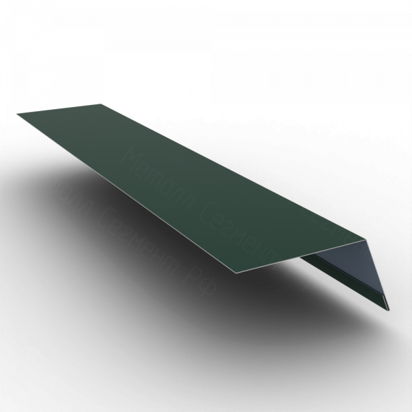 Планка карнизная 100х65 РЕ  0.45   RAL 6005 Зеленый мох