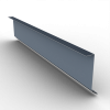 Планка примыкания в штробу 60х15 Drap TX 0.45 RAL 7024 Мокрый асфальт