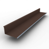 Планка примыкания нижняя 120х260 Drap TX  0.45 RAL 8017 Шоколад