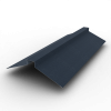 Планка конька плоского 175х50х175 Drap TX 0.45 RAL 7024 Мокрый асфальт