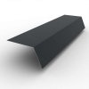Планка карнизная 100х65 РЕ 0,45 RAL 7016 Антрацирово-серый